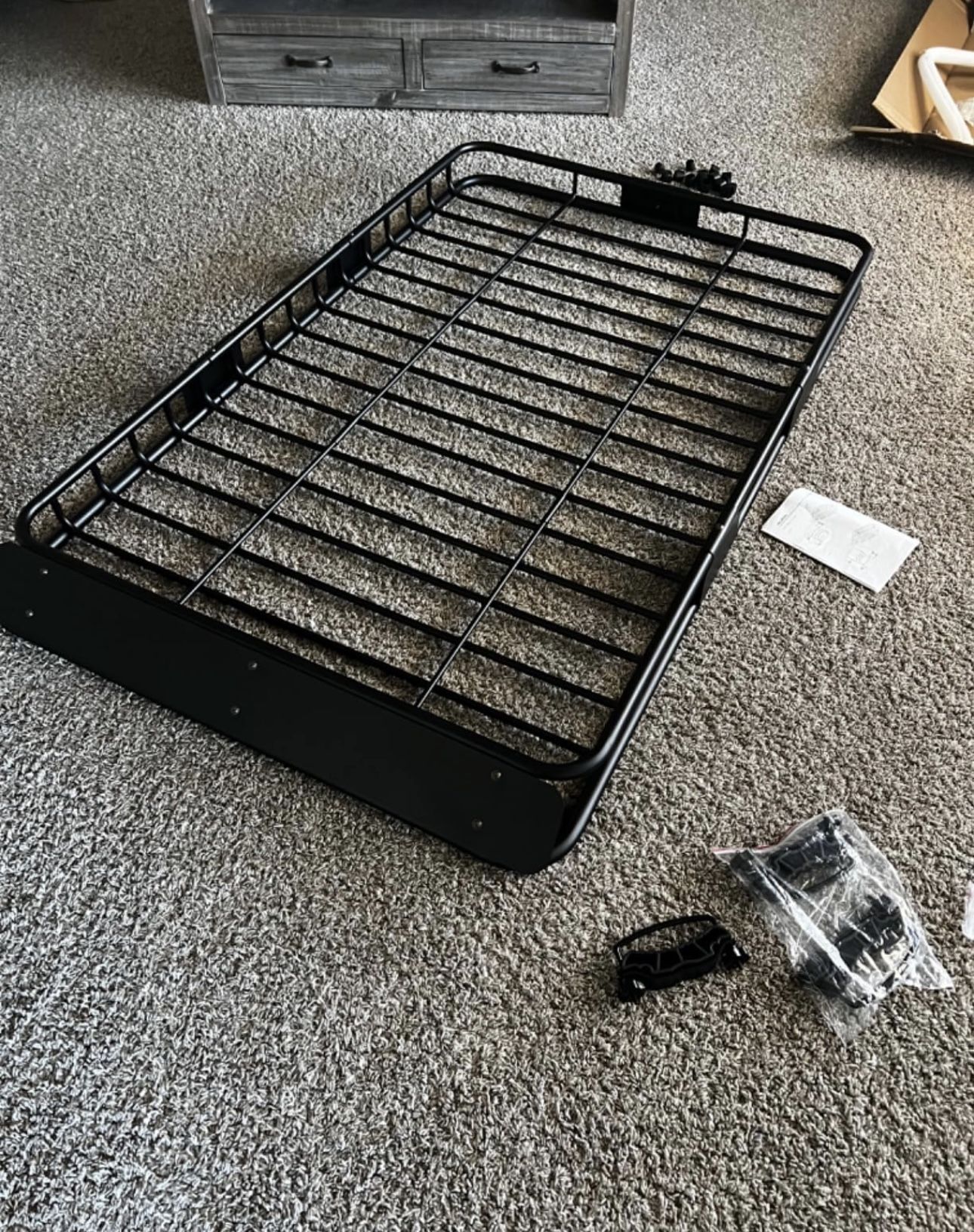 WILDROAD Roof Rack Cargo Basket with Extension