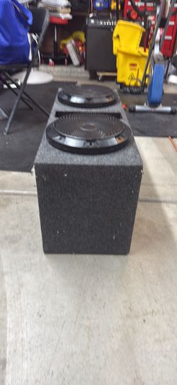 Boston G5 Dual Subwoofer Box with Amp