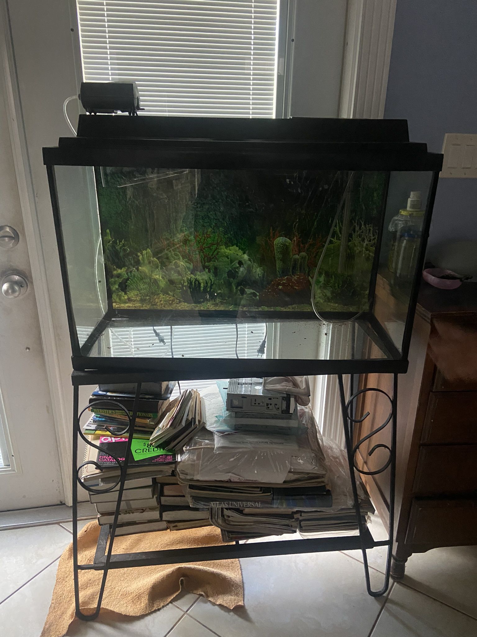 Fish Tank And Stand No Leaks With Everything Included 