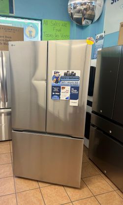 LG 36 in. 25 cu. ft. Counter-Depth MAX with Zero Clearance 3-Door French Door Refrigerator with Thin Door Design