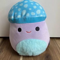 Squishmallows 8" Pyle the Purple and Blue Mushroom Plush Toy New With Tags