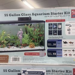 50 gallon aquarium with accessories brand new in box