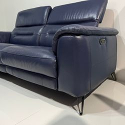 Blue Recliner Sofa $980