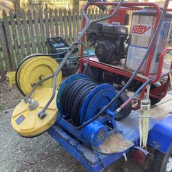 4 GPM Hot Water Pressure Washer Setup W/Accounts