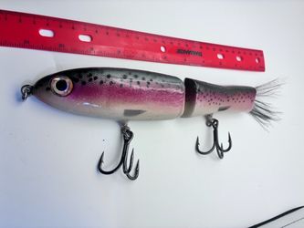 Rainbow trout glider swimbait, NEW, 11”inch/ 5.5oz. Weight
