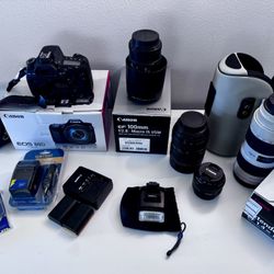 Canon 80D Body And gear
