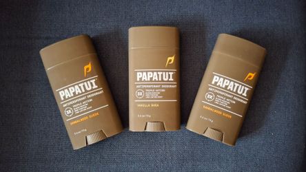 New 3 bottles of Papatui Mens deodorant