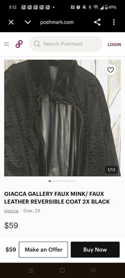 Reverse fur and leather jacket