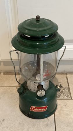 Vintage Coleman 228F Double Mantle Lantern, Preowned, Good Shape