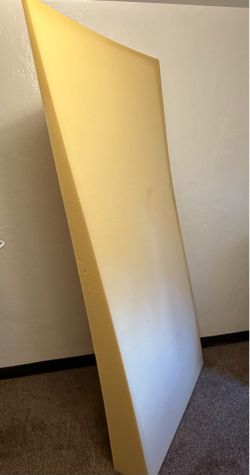 Twin Long Mattress Elevator Support Wedge - For Use Under Mattress for GERD / Acid Reflux - ~7” Incline, ~79.5” Long  Discolored from air / heat, but