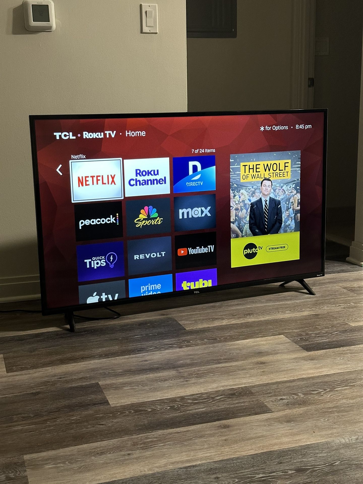 55” TCL Roku TV