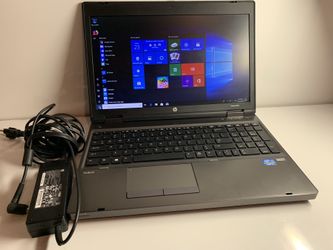 HP ProBook 6570b Laptop 500GB HDD 8GB RAM i5 15.6" Windows 10 Pro DVD AC Adapter