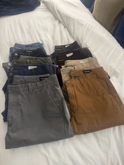 Bonobos Original Chinos — 9-Pair Lot