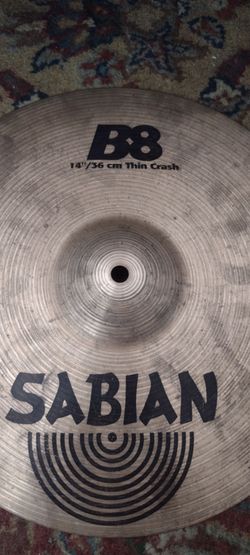 Sabian B8 14" thin crash cymbal