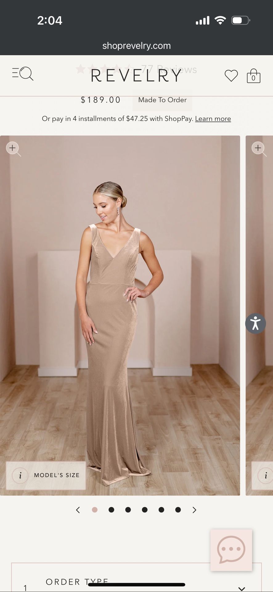 Revelry Bridesmaids Dress