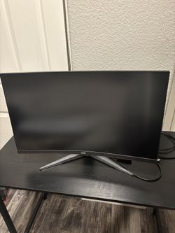 AOC - G2 Series C24G2 24" LED Curved FHD FreeSync Premium Monitor - Black/Red