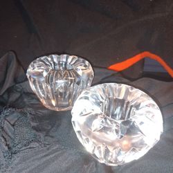 Vintage Waterford Crystal Tapered Candle Holders