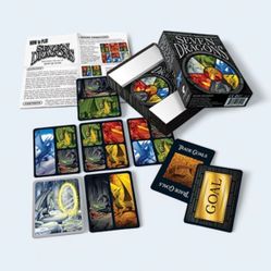 New Sealed Seven Dragons Card Game by Looney Labs, MSRP $20