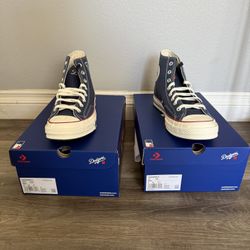 UNDEFEATED X CONVERSE X LA DODGERS CHUCK 70 HI - NAVY/ EGRET