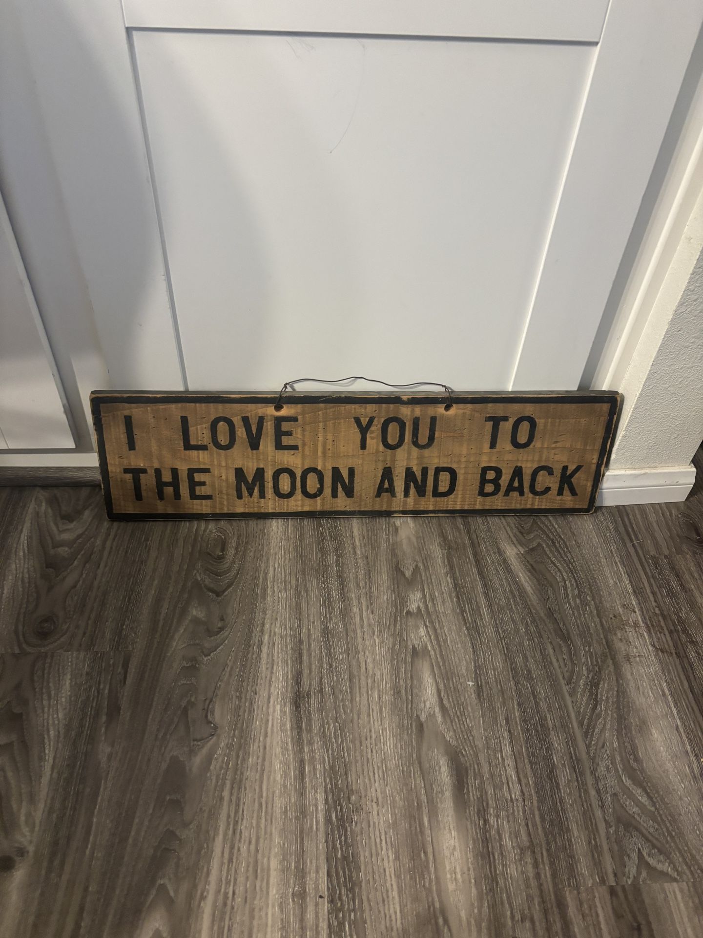 Wooden Love Sign 