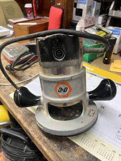 B&D Wood Router