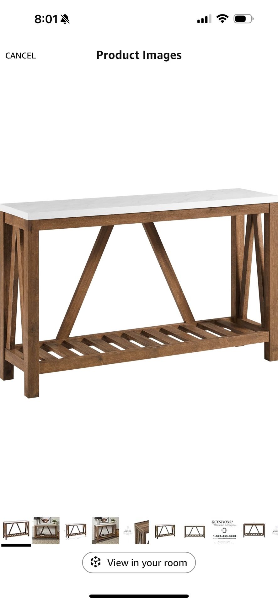 Walker Edison Entryway / Console Table – Excellent Condition!