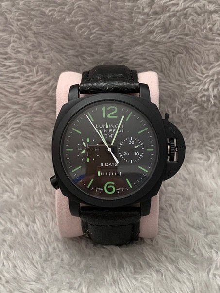 Watch - Brand New Men's Wrist Watch - Black Dial - Black LeatherStrap - Automatic Watch