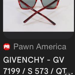 Givenchy Red Sunglasses 