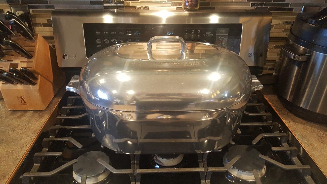 Vintage Magnalite Oval Roaster Extra Large Restored for Sale in Liberty