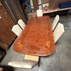 Large dinning room table