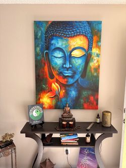 Large Buddha Canvas Wall Art Painting