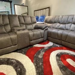 Barcelona Two-Piece reclining  Living Room $899