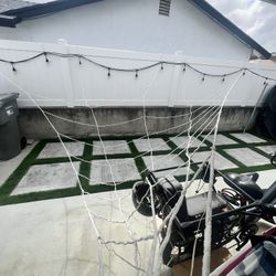 LED light Up Spider Web Halloween