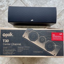Polk Center Channel Speaker in Original Box - Like New