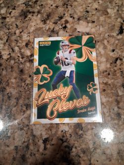 Drake Maye Rookie Card Lucky Clover