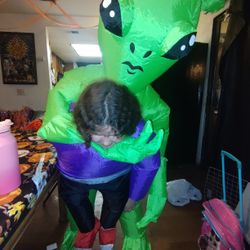 Alien Costume Still Inflates 