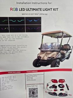 EZGO RXV -RGB ULTIMATE LIGHT KIT