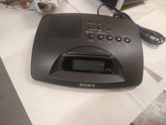 Sony Dream Machine ICF-C233 FM/AM Alarm Clock Radio Digital Display Black