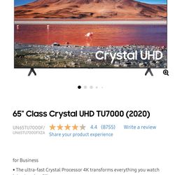 65in TV Samsung  (OBO)