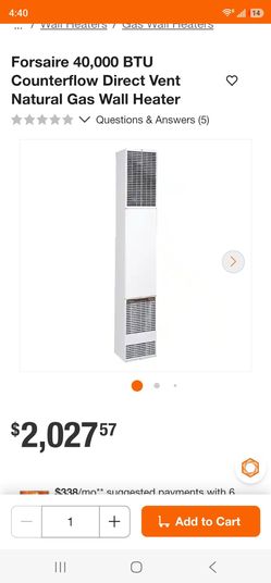 Wall heater