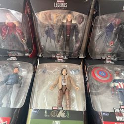 Hasbro Marvel Legends Build Falcon Collection Complete Set 7 Action Figures