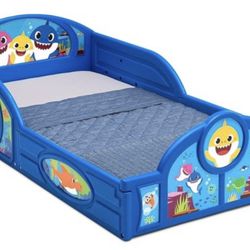 Baby shark Bed With Mattress 