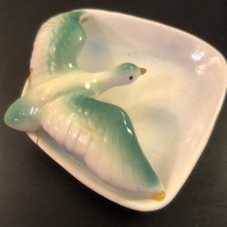 Vintage Ashtray Trinkets Antique S1736a Is On The Back On It 