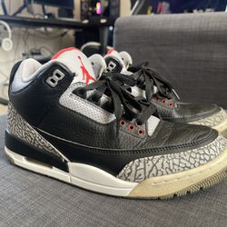 2018 Jordan 3 Black Cement 