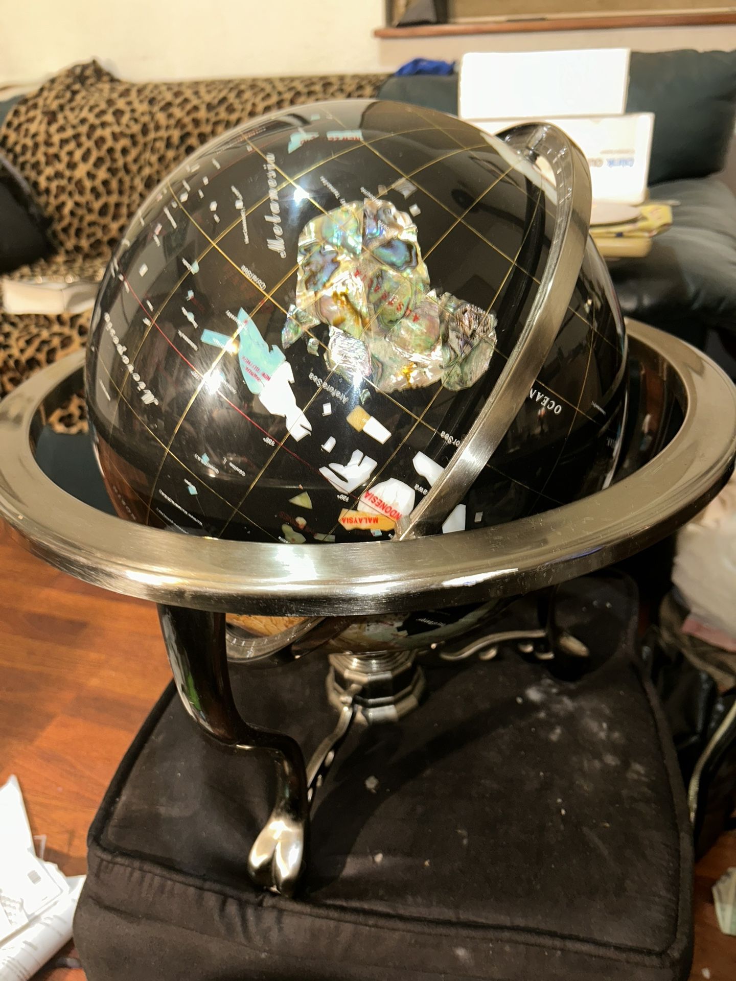 21” Precious Gems Vintage Globe 