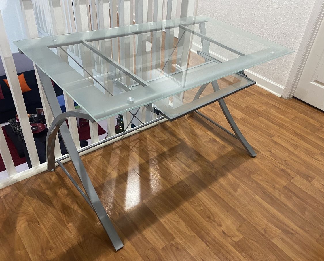 Glass Computer Desk