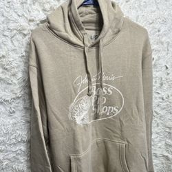 Bass Pro Shops Beige Hoodie for Men Sz L/G