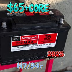 Car Battery Group Size 94r/H7