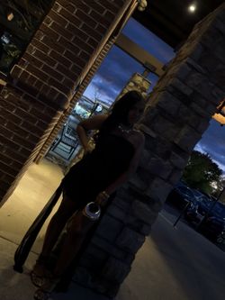 Black tube Top Dress