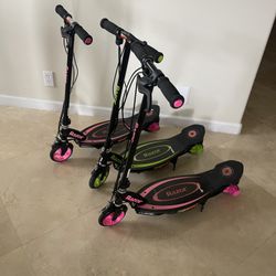 3 RAZOR Scooters - NEEDS BATTERY &CHARGER- LIKE NEW - ALL FOR $10